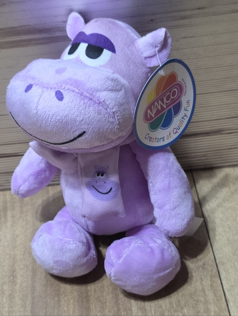 NanCo Purple Hippo Plush - Soft Kids Stuffed Animal